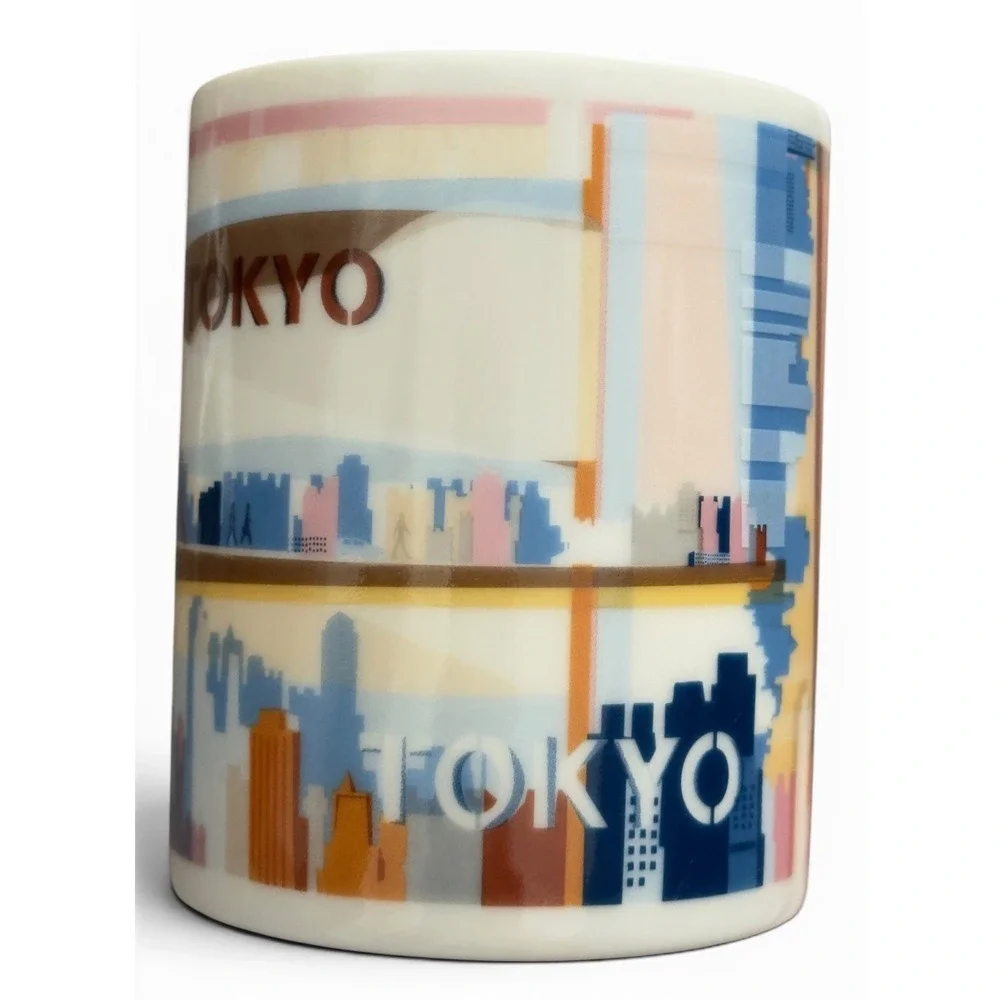 Starbucks Coffee Mug 2013 Tokyo Japan Ceramic Collector's Series City Scene